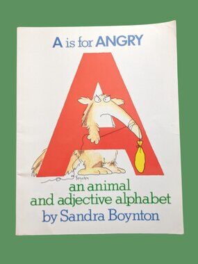 10/$25 Vintage Sandra Boynton A is for Angry: An Animal and Adjective Alphabet